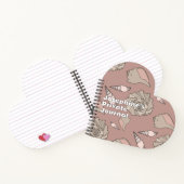 Whelk Shells Illustrated Custom Heart-shaped Notitieboek (Binnen)