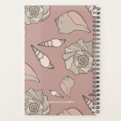 Whelk Shells Illustrated Yearly Custom Planner (Achterkant)
