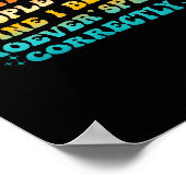 When 2 People Argue Online, I Believe Wcute Ss Cut Poster (Hoek)