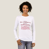 When Fierceness Meets Softness – Inspirational Bal Tri-Blend Shirt (Voorkant)