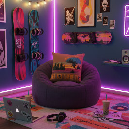 When Hell Freezes Over I'll Ski There Too Ember Kussen