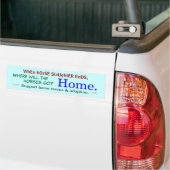 WhEn hOrSE SLAUghtER ENDS, waar zal de, 999... Bumpersticker (Op Truck)