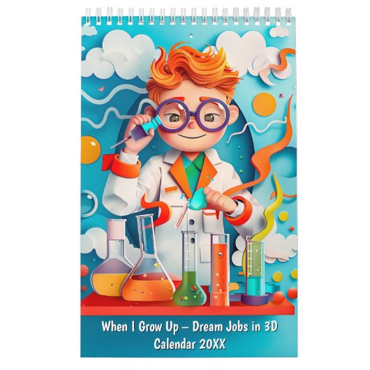 When I Grow Up – Dream Jobs in 3D Kalender (Hoes)