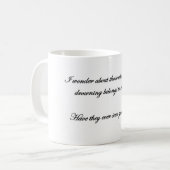 when I see your beautiful eyes Coffee Mug Koffiemok (Voorkant links)