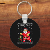 When I Think About You I Touch My Fun Christmas Sa Sleutelhanger (Voorkant)