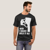 When In Doubt Chalk It Out Climber Sport Climbing T-shirt (Voorkant volledig)
