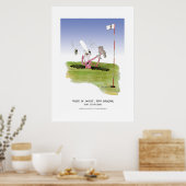 when in doubt stop digging, tony fernandes poster (Keuken)