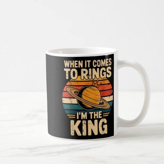 When It Comes To Rings Saturn Retro Planets  Koffiemok (Rechts)