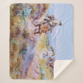 "When Koeien Were Wild" door Charles M Russell Sherpa Deken (Voorkant)