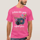 When Life Gets Blurry Adjust Your Focus Photograph T-shirt (Voorkant)