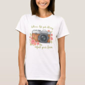 When life gets blurry adjust your focus t-shirt (Voorkant)