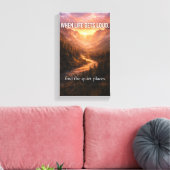 When Life Gets Loud Find Quiet Places Wall Art – M Canvas Afdruk (Insitu (Woonkamer))