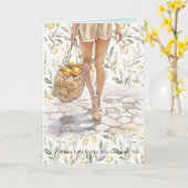 When Life Gives Lemons Make Lemonade Kaart (Gele Bloem)