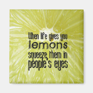 When life gives you lemons magneet