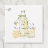 When Life Gives You Lemons Make Lemonade Bedankjes Labels (Voorkant)