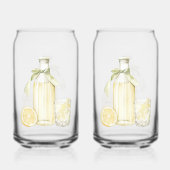 When Life Gives You Lemons Make Lemonade Blikvorm Glas (Achterkant)