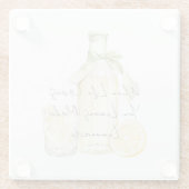 When Life Gives You Lemons Make Lemonade Glazen Onderzetter (Achterkant)