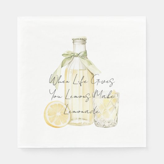 When Life Gives You Lemons Make Lemonade Servet (Voorkant)