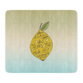 When Life Gives you Lemons Ombre     Snijplank