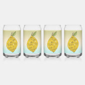 When Life Gives you Lemons Optimism Blikvorm Glas (Achterkant)
