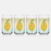 When Life Gives you Lemons Optimism Blikvorm Glas (Voorkant)