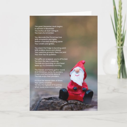 When loved ones come together feestdagen kaart (Voorkant)