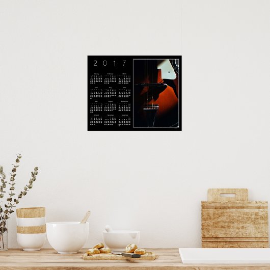 When My Guitar Gently Sleeps Agenda Poster 2017 (Keuken)