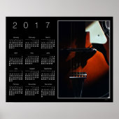 When My Guitar Gently Sleeps Kalenderposter 2017 Poster (Voorkant)