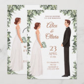 When Our Eyes Meet Wedding Invitation Kaart (Voorkant / Achterkant)