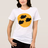 WHEN PIGS FLY ACROSS THE MOON by Sandra Boynton Tri-Blend Shirt (Voorkant)