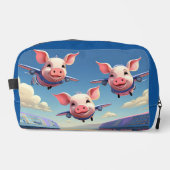 When Pigs Fly Funny Pig Airplanes Toilettasje (Voorkant)
