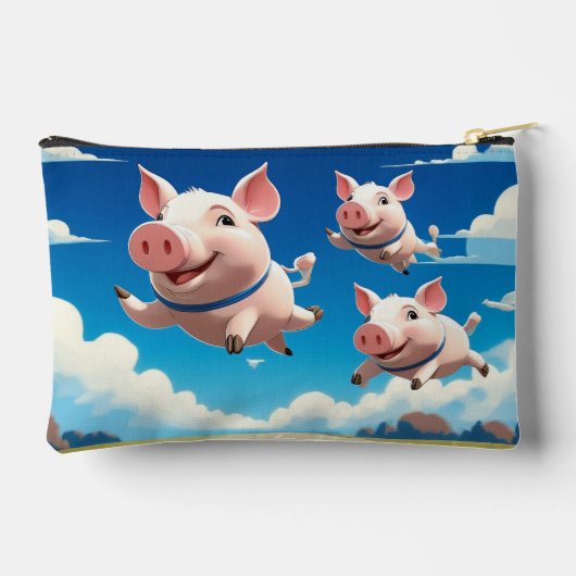 When Pigs Fly Funny Winged Pigs Etui (Achterkant)