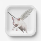 When Pigs Fly Papieren Bordje (Voorkant)