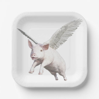 When Pigs Fly Papieren Bordje