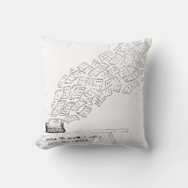 When the Muse Finally Gets Her Coffee Kussen