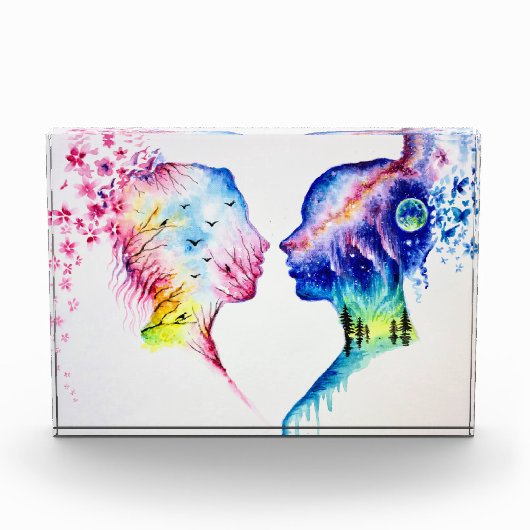 When the spring day meets the winter night fotoblokken (Voorkant)