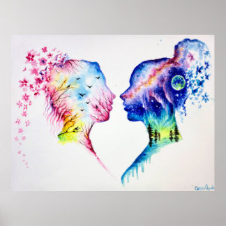 When the spring day meets the winter night poster