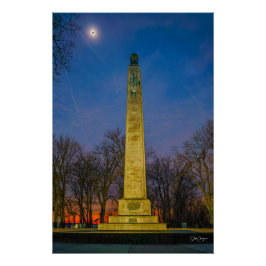 When the Sun Is Eclipsed by the Moon Perfect Poster