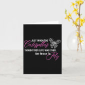 When Thought Her Life Was Over She Began To Fly  Kaart (Gele Bloem)