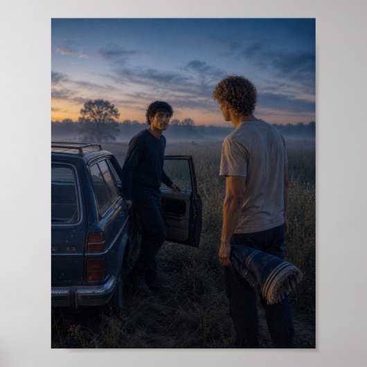 When We Pulled Over | Gay Art Project Poster (Voorkant)
