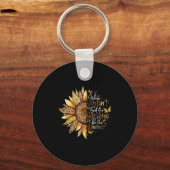When You Can't Find The Sunshine Be The Sunshine Sleutelhanger (Voorkant)