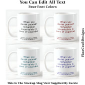 When You Doubt Yourself 075 Inspirational Quote  Koffiemok