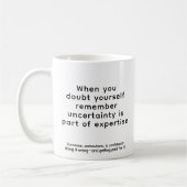 When You Doubt Yourself 075 Inspirational Quote  Koffiemok (Links)