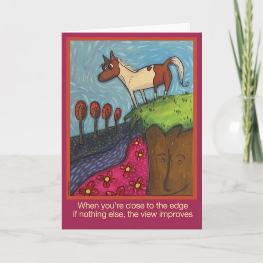 When You're Close to the Edge. Kaart (Voorkant)