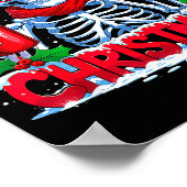 When You're Dead Inside But It's Christmas Skeleto Poster (Hoek)