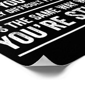 When You're Dead Sarcastic Adult Humor  Poster (Hoek)