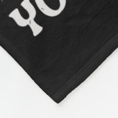 When You're Sleeng Christmas Santa He Sees You  Fleece Deken (Hoek)