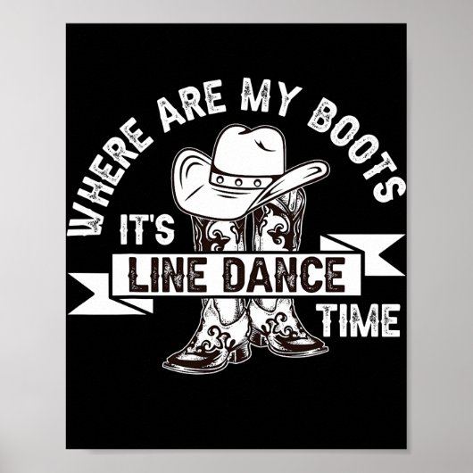 Where are my boots line dance  poster (Voorkant)