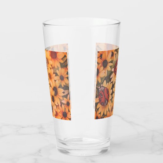 Where are you Ladybug retro Glas (Rechts)