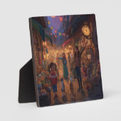 Where Cats Wander and Lanterns Glow Fotoplaat (Voorkant)